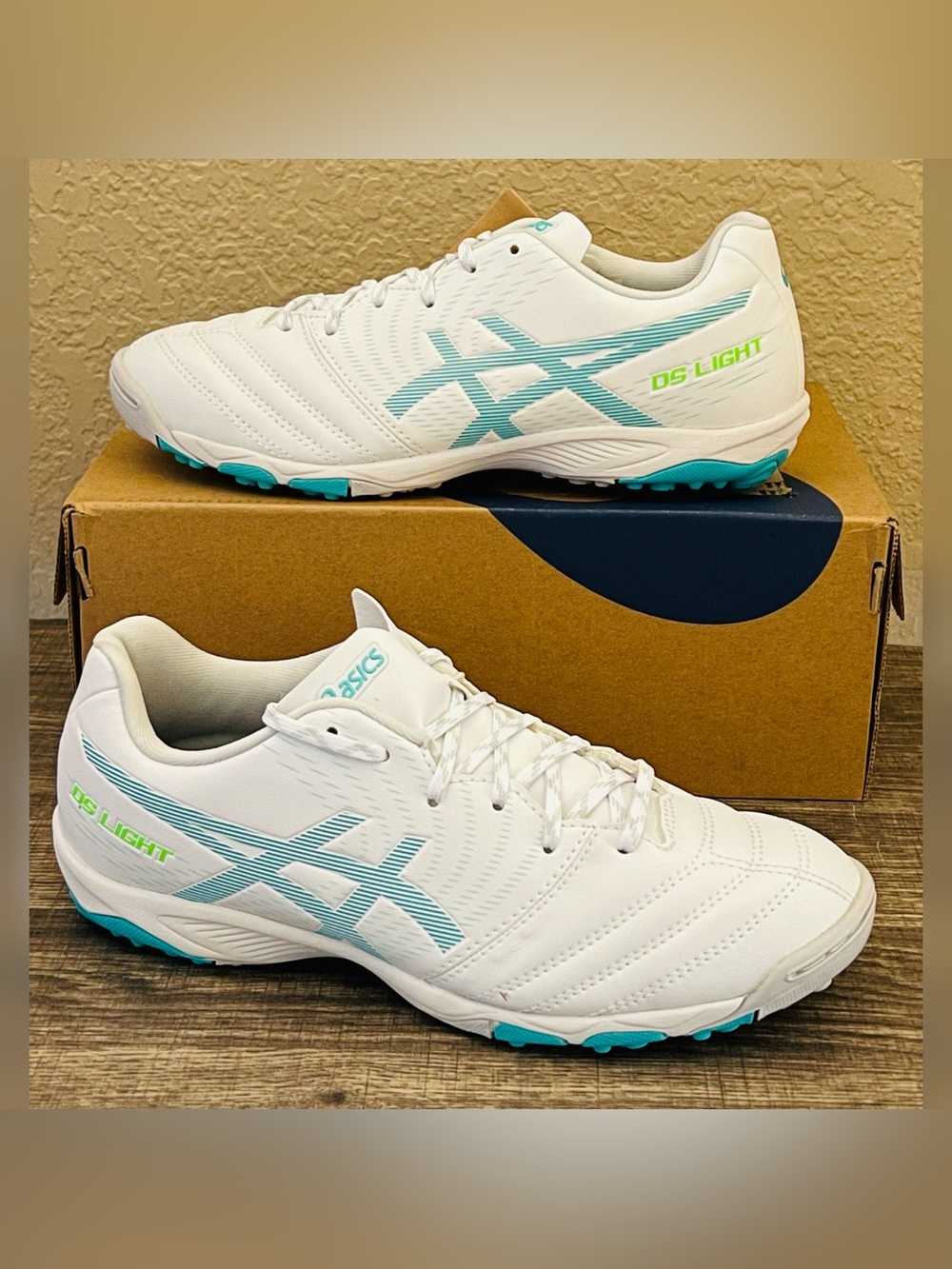 Asics DS Light JR Grade School TF Kids Soccer Cleats Size-5.5